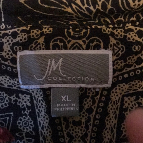 Beautiful JM Collection Blouse Sz XL, 📸 - Picture 2 of 5
